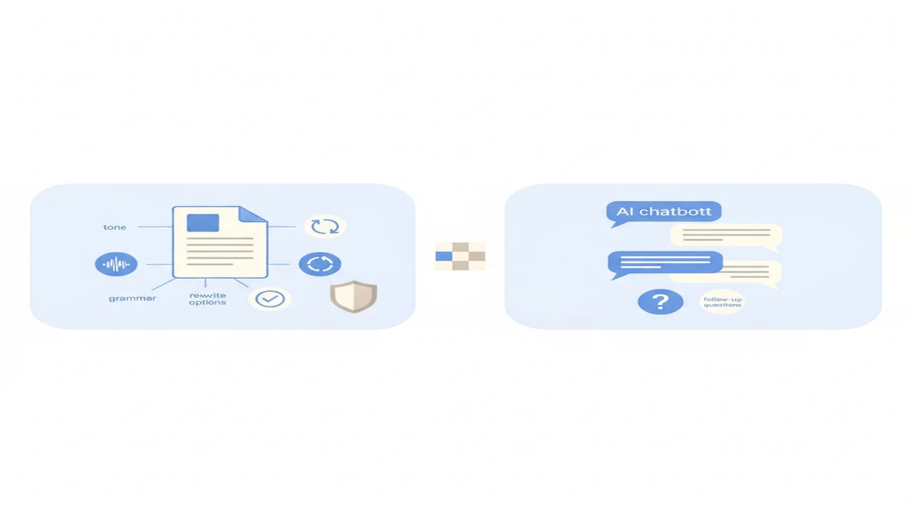 AI Writing Assistant vs Chatbot: What Is the Difference?